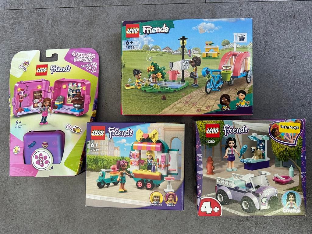 Lego Friends 41360, 41719, 41407, 41738, Ophalen of Verzenden, Gebruikt