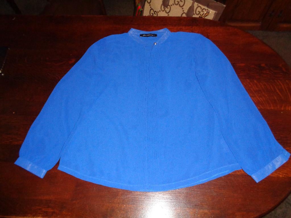 FRANS MOLENAAR kobalt blauwe blouse, Blauw, Maat 46/48 (XL) of groter, Nieuw, Ophalen of Verzenden
