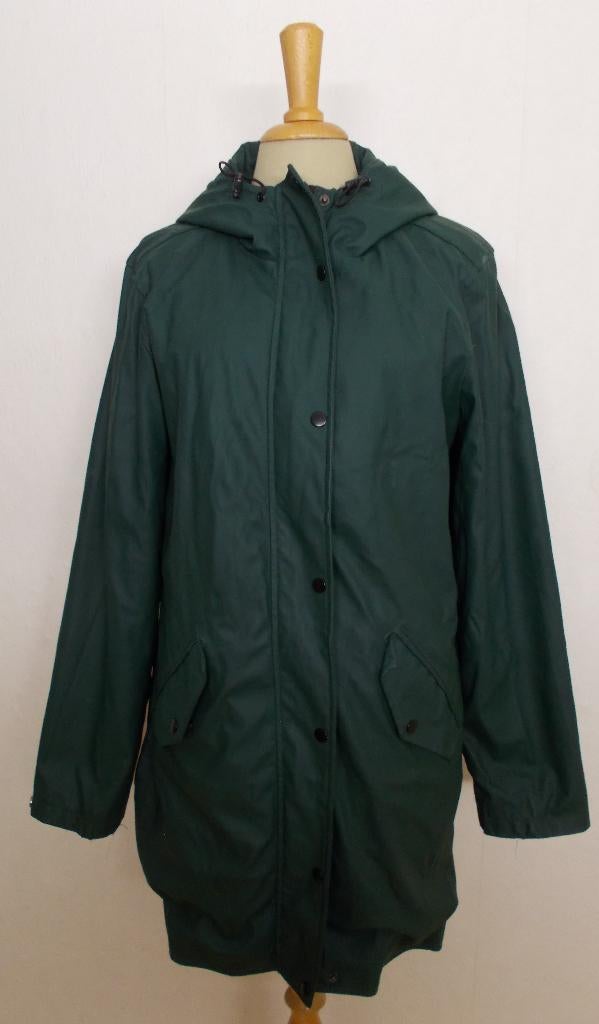 Halflange groene (regen) jas van Mountainpeak! M, Ophalen of Verzenden, Zo goed als nieuw, Maat 38/40 (M), Groen