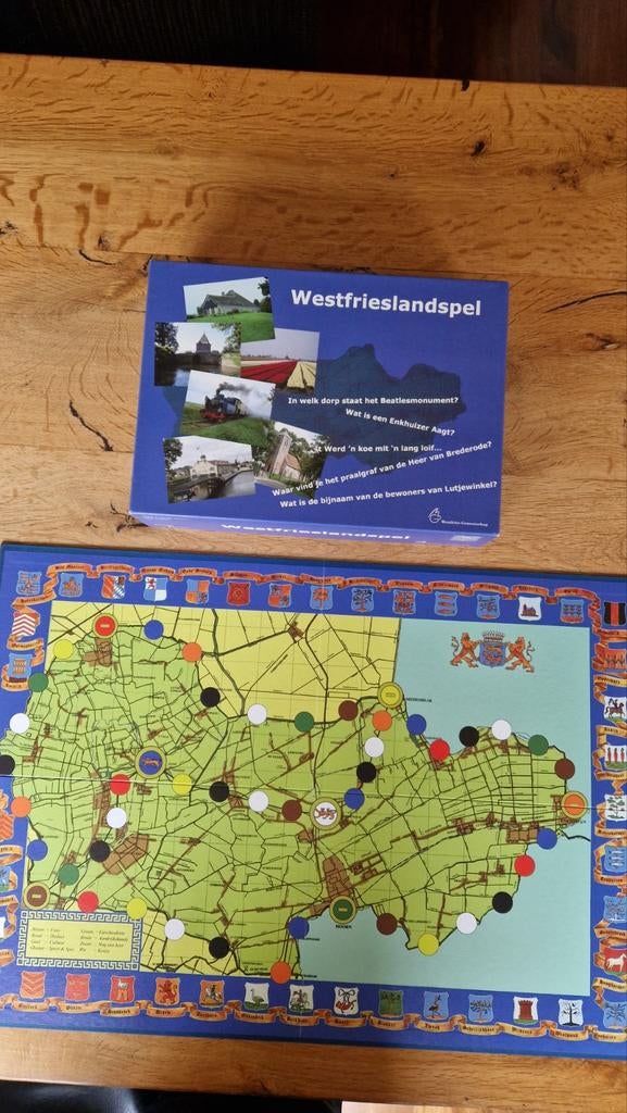 Westfrieslandspel, Hobby en Vrije tijd, Gezelschapsspellen | Bordspellen, Ophalen of Verzenden, Zo goed als nieuw