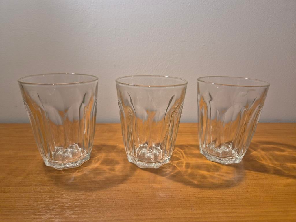 Duralex Bistro Glazen Set 3 stuks, Verzamelen, Glas en Borrelglaasjes, Ophalen of Verzenden, Gebruikt, Waterglas
