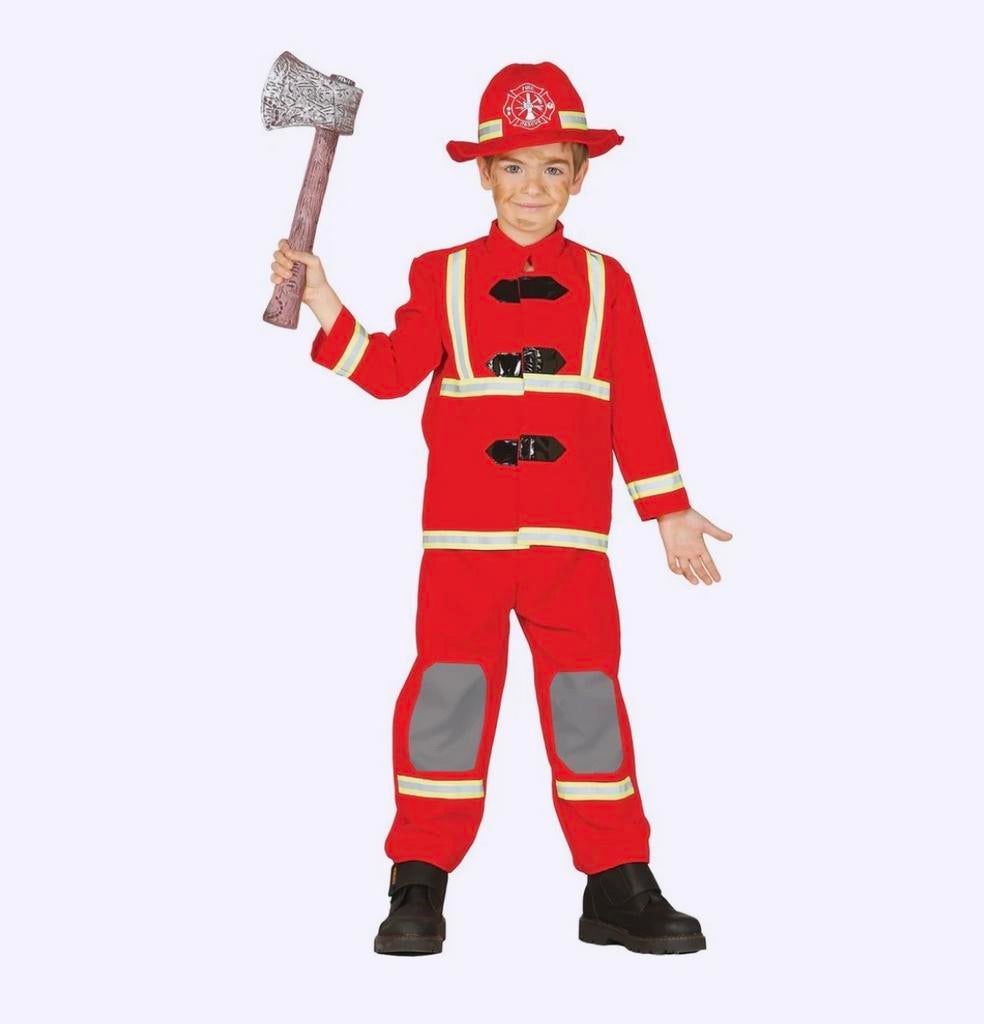 Nieuw Brandweerpak Kind 10-12 jaar, Ophalen of Verzenden, Nieuw, 134 t/m 140, Jongen of Meisje