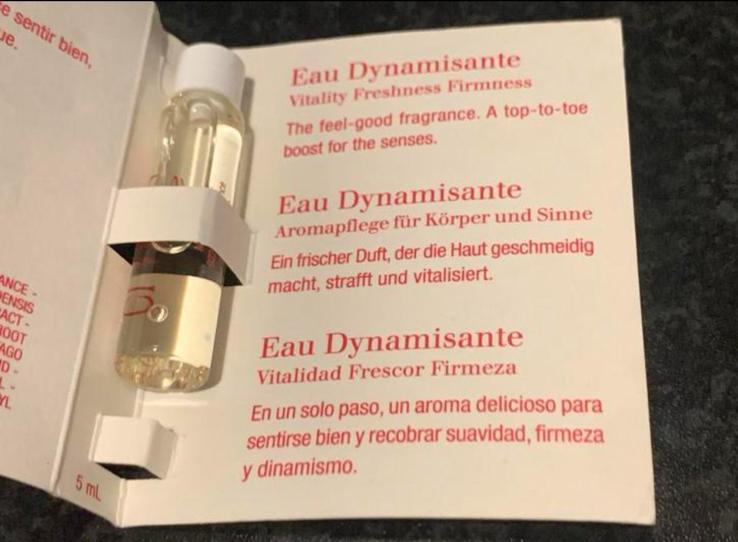 Clarins eau dynamisante 5 ml, Ophalen of Verzenden, Nieuw