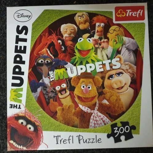 DISNEY RONDE Puzzel 300 stukjes, The Muppets, Ophalen of Verzenden, Meer dan 50 stukjes, Zo goed als nieuw, 6 jaar of ouder