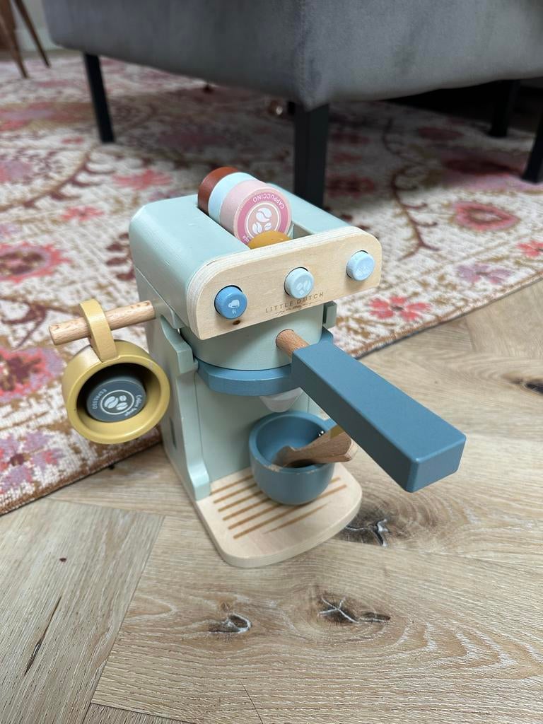 Little Dutch Koffiezetapparaat - Houten Speelgoed, Ophalen of Verzenden, Zo goed als nieuw, Hout, Speelkeuken-accessoire