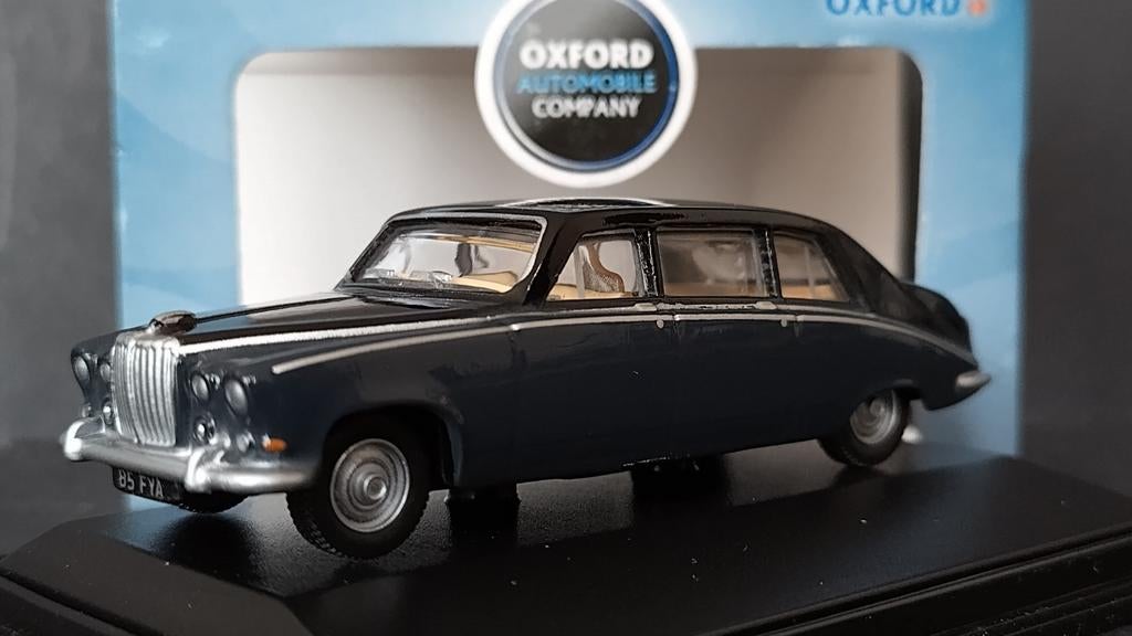 Daimler DS 420 Embassy Black Carlton Grey 1:76 Oxford Pol, Info@oxforddiecast.co.uk, Auto, Verzenden, Nieuw