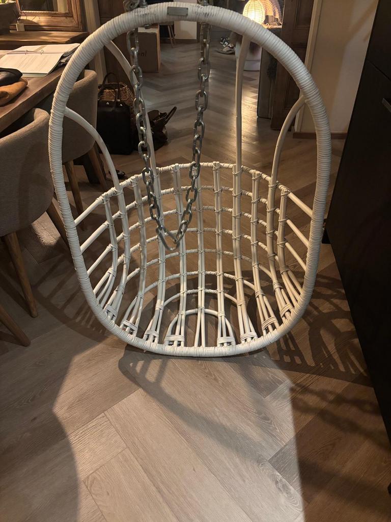 Sissy Boy egg chair wit, Tuin en Terras, Ophalen, Zo goed als nieuw