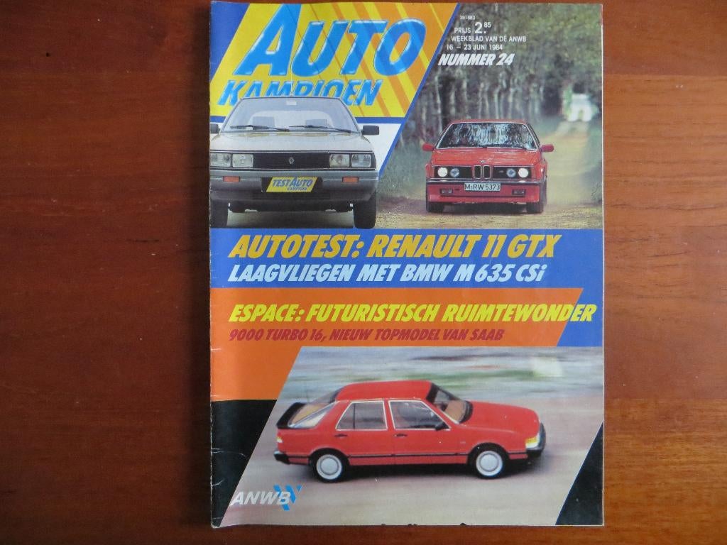 Autokampioen 24 1984 Renault 11 GTX, BMW M 635 CSi, Alfasud, Ophalen of Verzenden, Nieuw, BMW