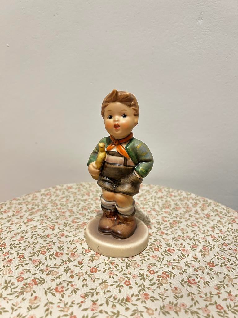 Goebel Beeldje Jongen met Fluit - Vintage, Antiek en Kunst, Antiek | Porselein, Ophalen of Verzenden