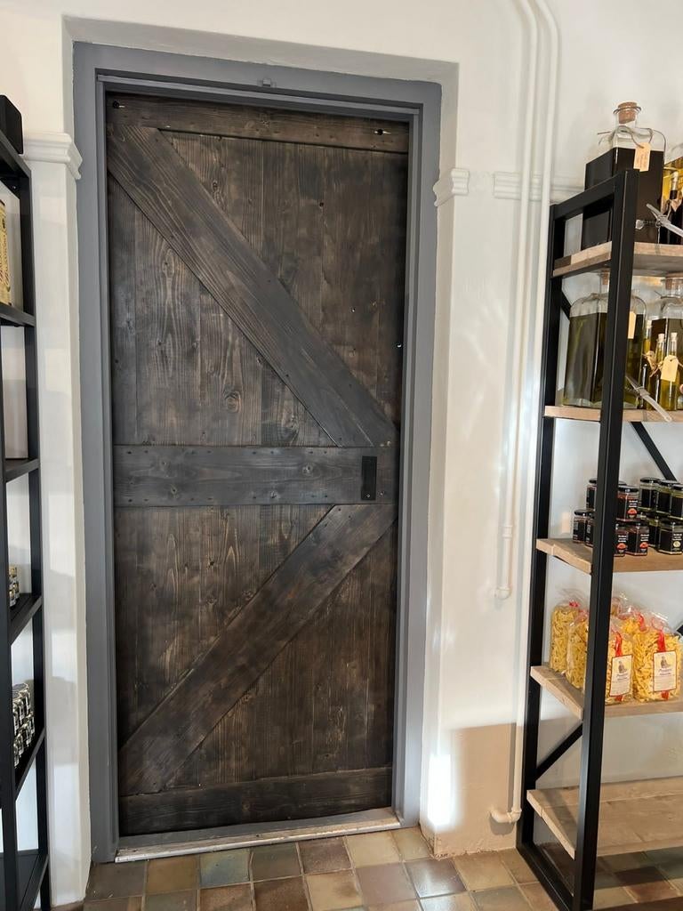 Loftdeur schuifdeur eiken douglash buitendeur kapstok, Huis en Inrichting, Woonaccessoires | Kapstokken, Wandkapstok, 200 cm of meer