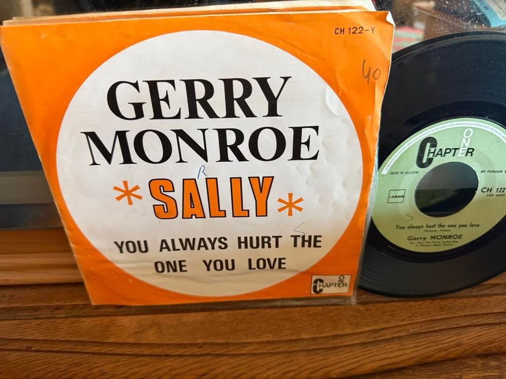 Gerry Monroe - Sally Single, 7 inch, Single, Ophalen of Verzenden, Zo goed als nieuw