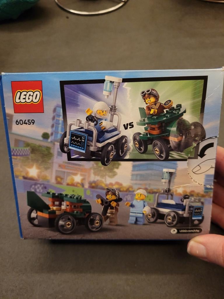 LEGO City set  vliegtuig/ziekenhuisbed race 60459, Ophalen of Verzenden, Zo goed als nieuw, Complete set, Lego