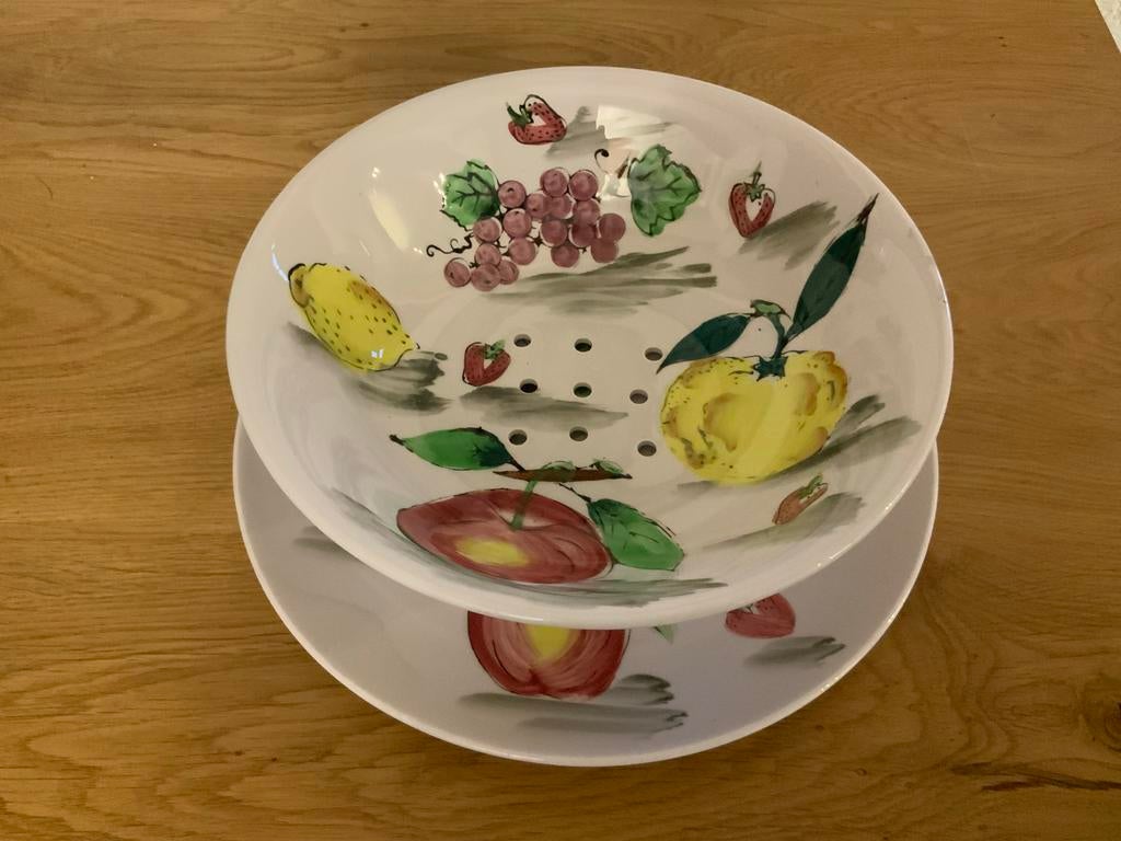 Mooie grote vintage fruittest, Ophalen of Verzenden