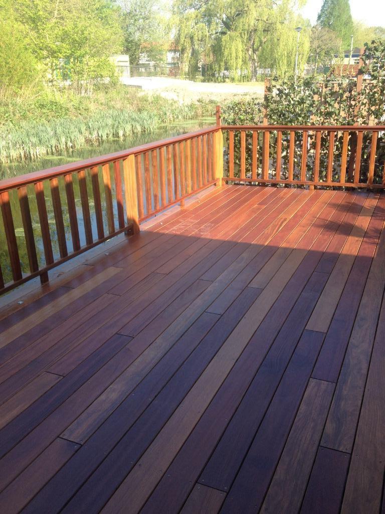 tuinhout vlonder schutting suar frake teak, Ophalen, Nieuw, Hout