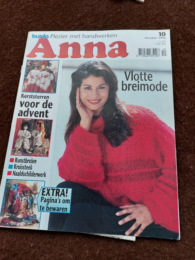 2x anna handwerk boeken, Ophalen of Verzenden, Gebruikt, Breien of Haken, Patroon of Boek