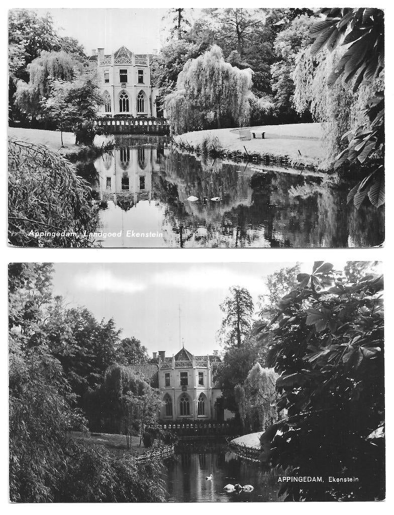 AK Appingedam - 2 x Landgoed Ekenstein, Verzenden, 1960 tot 1980, Ongelopen, Groningen