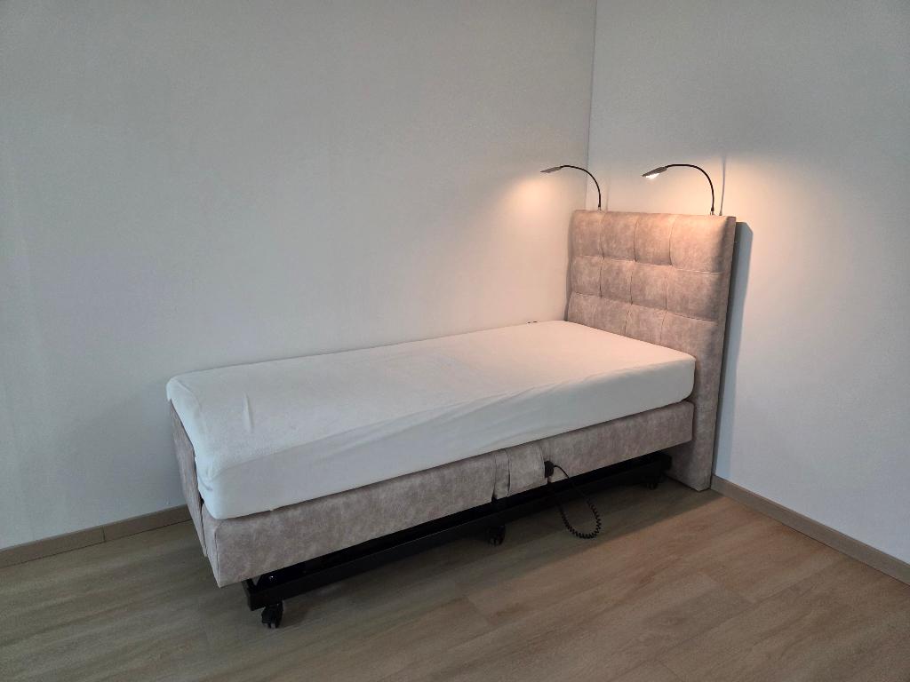 boxspring zorg bed - hoog-laag bed - Op sta hulp - thuiszorg, Thuiszorgbed Voordeel, 90 cm, Eenpersoons, Ophalen of Verzenden