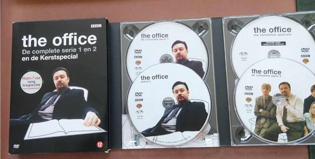 Ricky Gervais The Office UK + US en meer hoeft niet in 1koop, Cd's en Dvd's, Alle leeftijden, Ophalen of Verzenden, Zo goed als nieuw