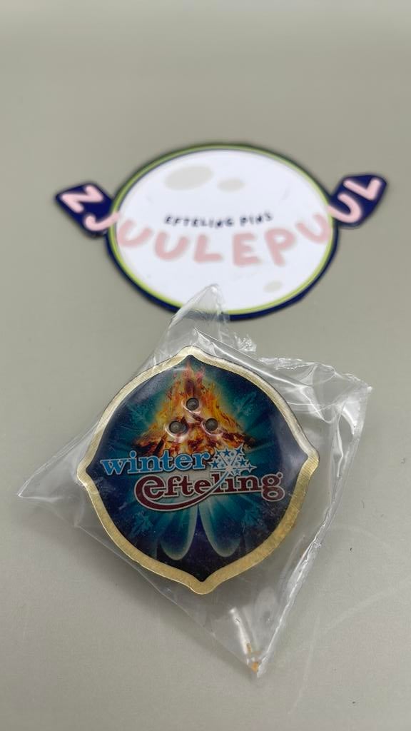 Efteling pin winter 3D, Verzamelen, Efteling, Gebruikt, Button of Speldje, Verzenden