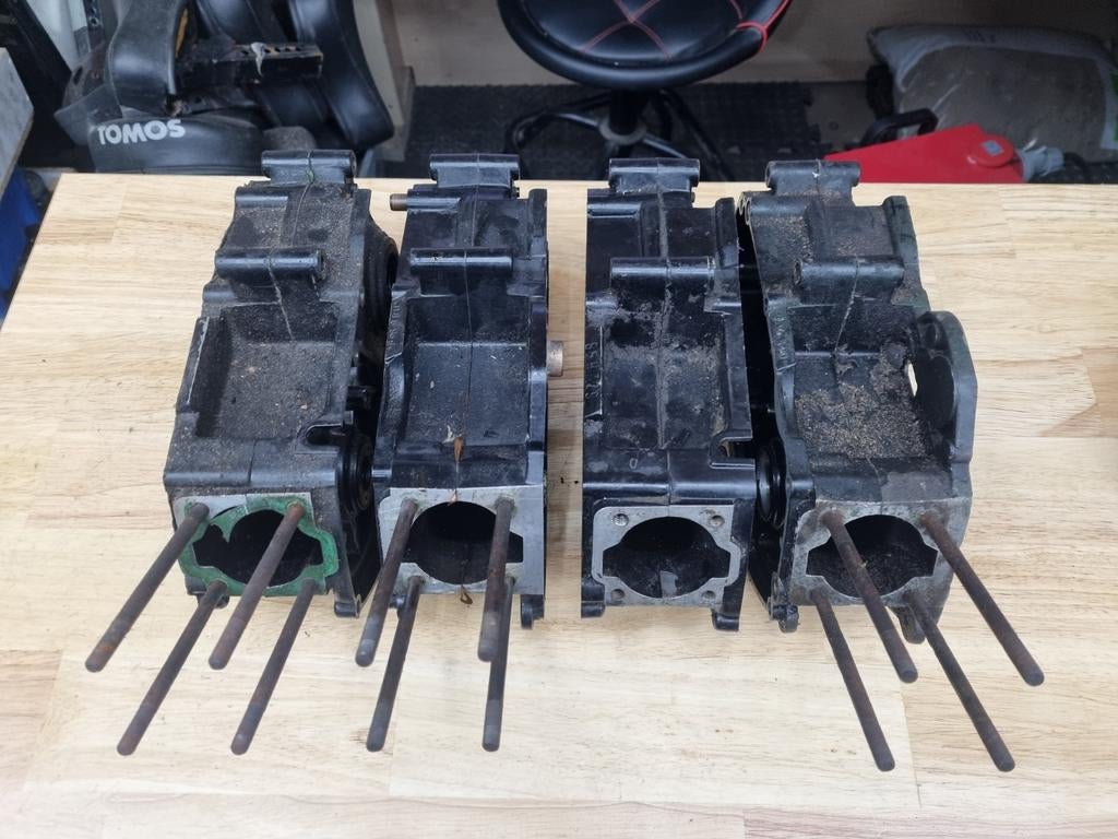 4x Tomos carterset kleine spoelpoorten, Gebruikt, ., Ophalen of Verzenden, .