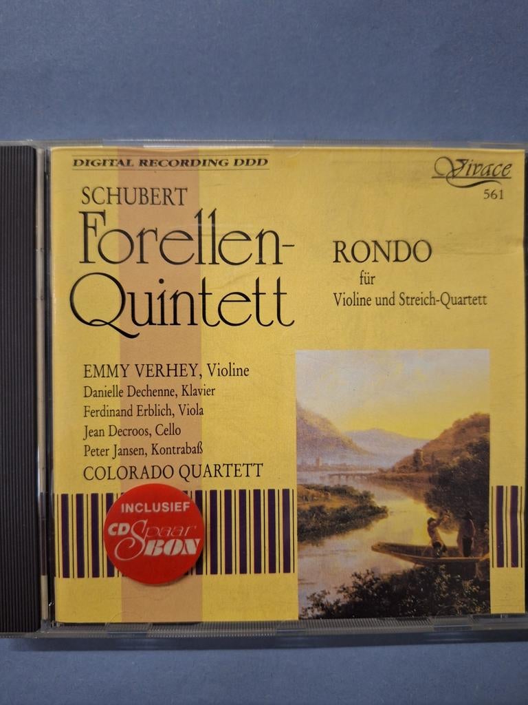 Schubert Forellenkwintet - Rondo voor Viool en Strijkkwartet, Verzenden, Romantiek, Zo goed als nieuw, Kamermuziek