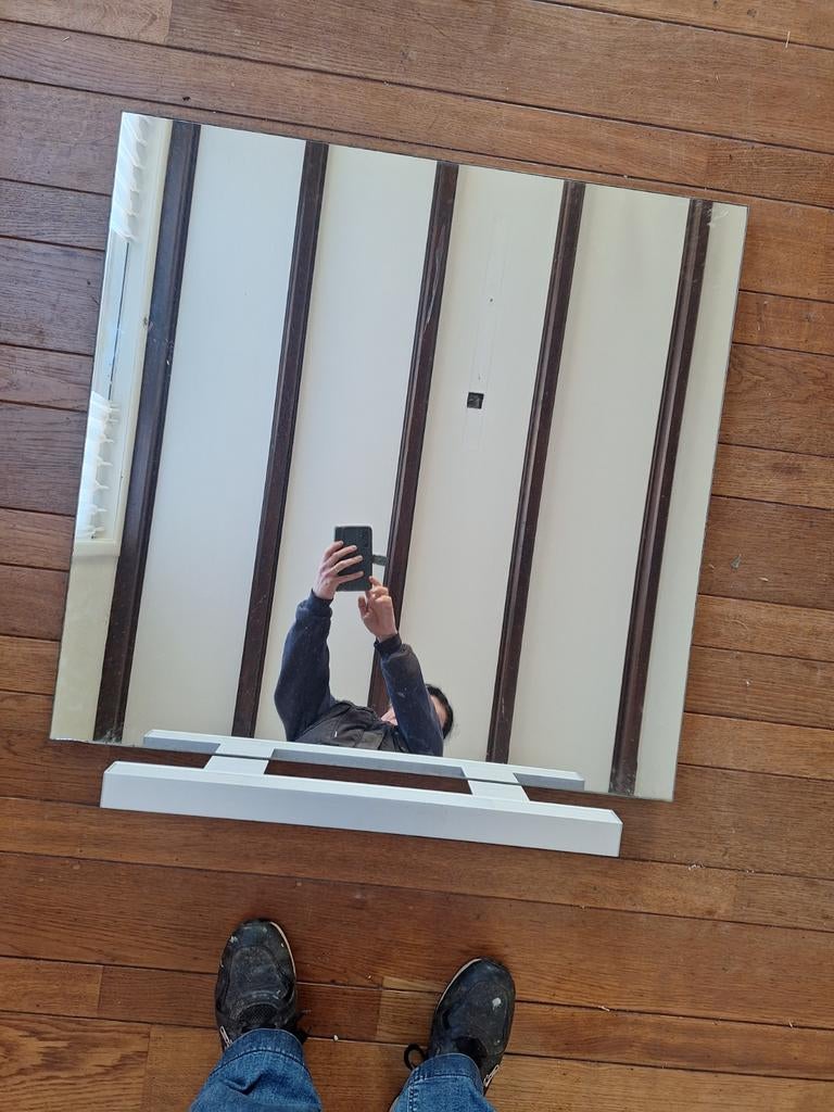 Spiegel met spiegelverwarming, Huis en Inrichting, Ophalen, Overige typen, 50 tot 100 cm, Minder dan 100 cm