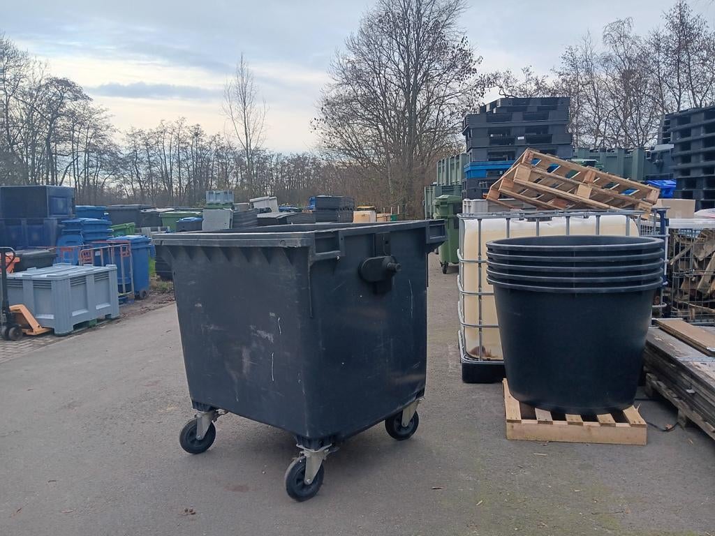 1100 liter container zonder deksel, Ae, Transportkar, Ae, 100 liter of meer