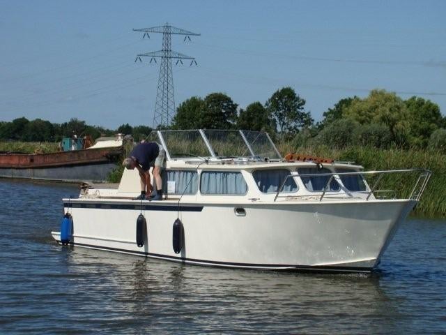 Plezierjacht 'De Vier Gebroeders' (1990) te koop!, Watersport en Boten, Motorboten en Motorjachten, Gebruikt, Staal, 9 tot 12 meter