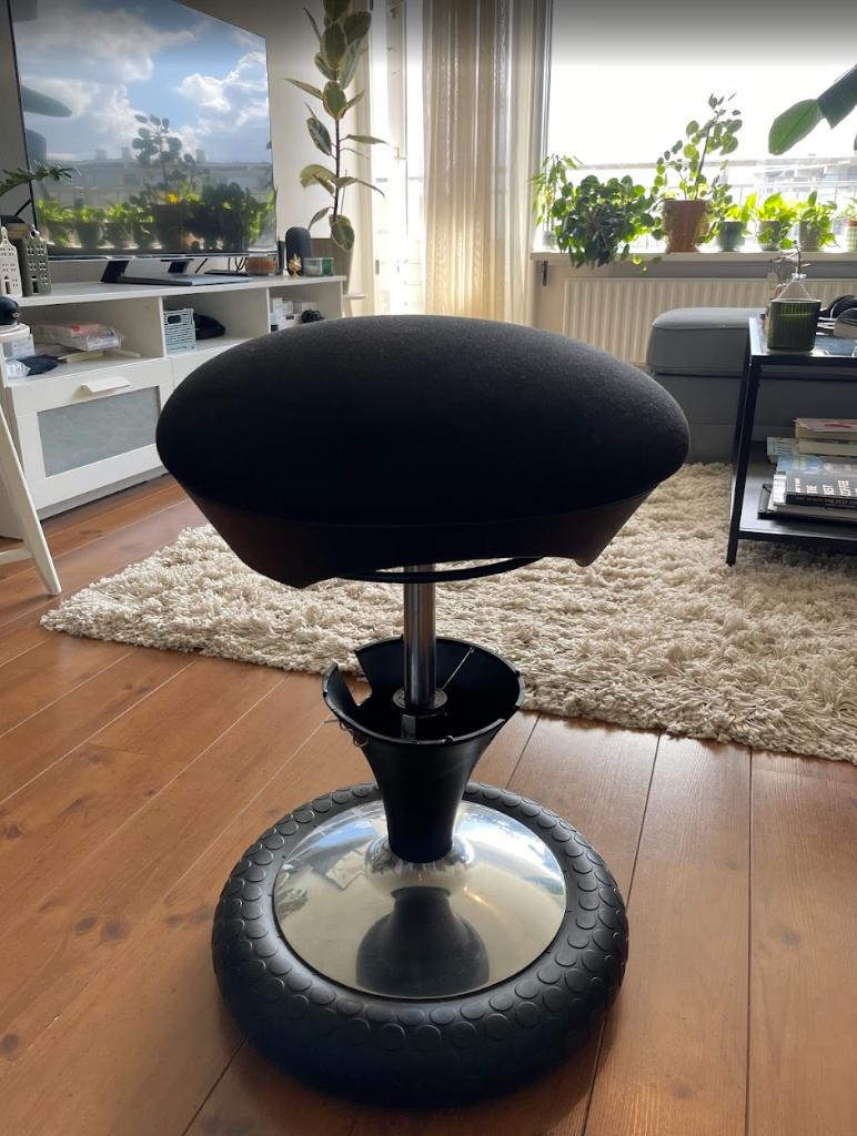 Topstar desk stool, Zwart, Ophalen of Verzenden, Zo goed als nieuw, Bureaukruk