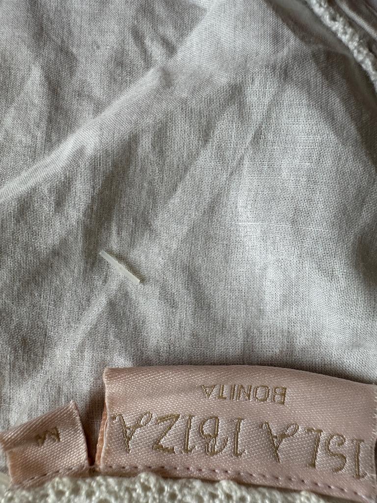 Isla Ibiza jurk M, Maat 38/40 (M), Wit, Ophalen of Verzenden, Zo goed als nieuw