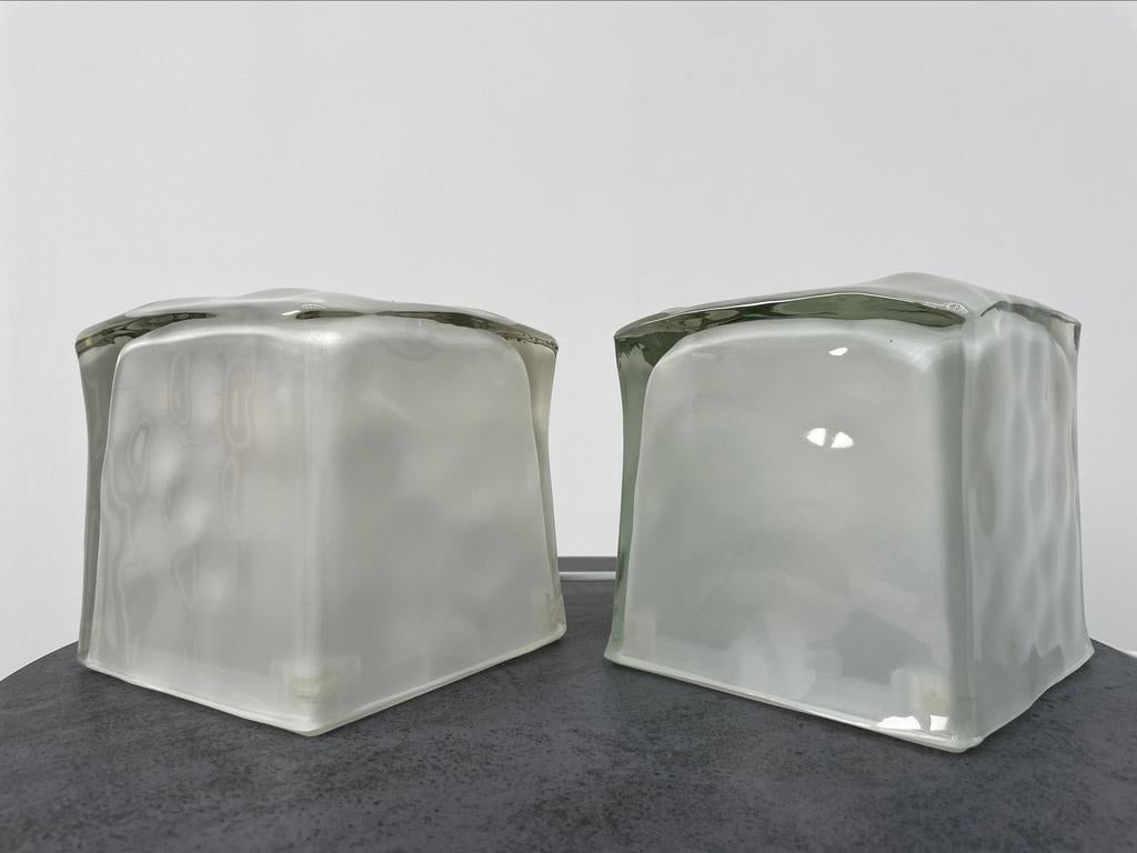Iviken Ice Cube tafellamp Ikea 2 stuks, Huis en Inrichting, Lampen | Tafellampen, Gebruikt, Minder dan 50 cm, Ophalen of Verzenden