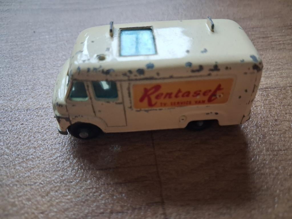 Vintage modelauto Matchbox Lesney Rentaset TV Service Van, Ophalen of Verzenden, Gebruikt, Auto, Overige merken