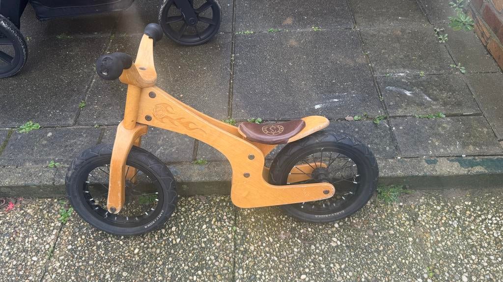 Kinderfiets loopfiets lekke band, Ophalen, Gebruikt, 14 inch of minder