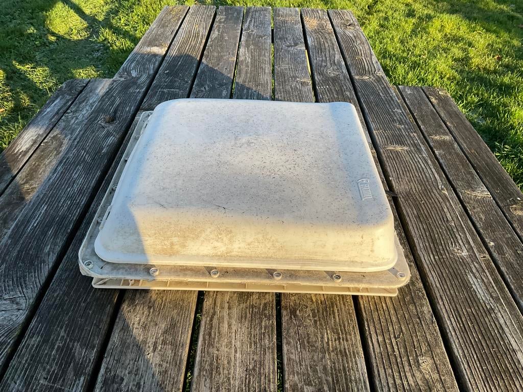 Fiamma caravan camper dakluik 40x40 cm compleet, Ophalen of Verzenden, Gebruikt