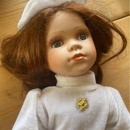 Porseleinen pop, Verzamelen, Poppen, Ophalen of Verzenden, Zo goed als nieuw, Pop