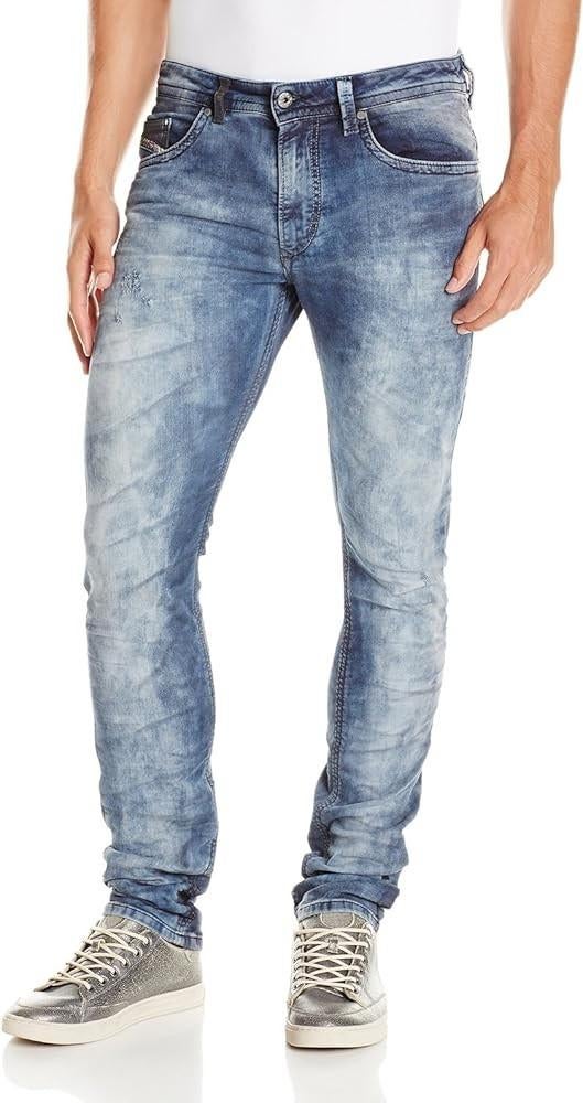JoggJeans: Diesel Thavar-NE W34 L34 = 34x34 #D1448, DIESEL, Diesel, Blauw, W32 (confectie 46) of kleiner