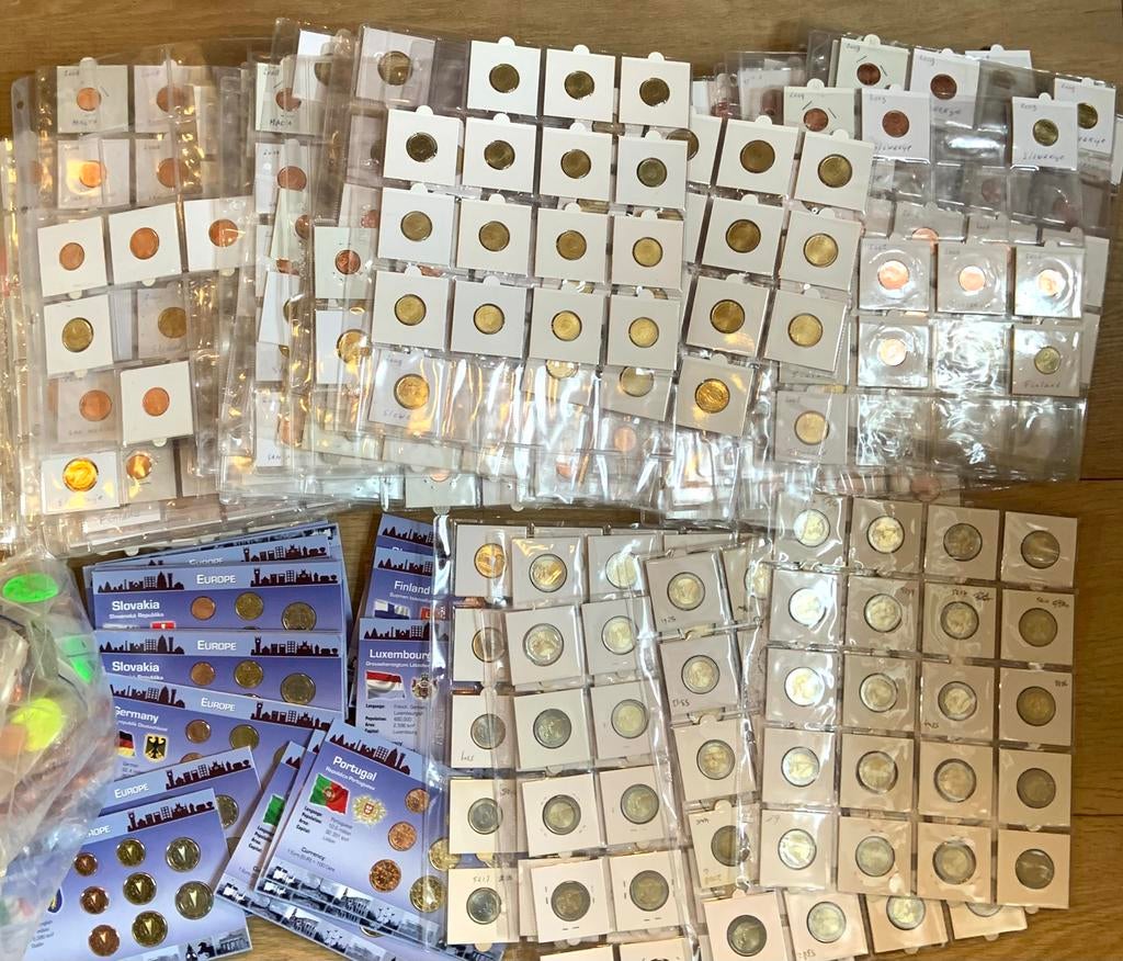 Mega partij | cent t/m 2 Euro | 3000 (!) stuks, Ophalen, Nederland, Munten