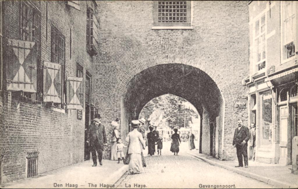 Den Haag, gevangenispoort, Verzenden, 1960 tot 1980, Ongelopen, Zuid-Holland