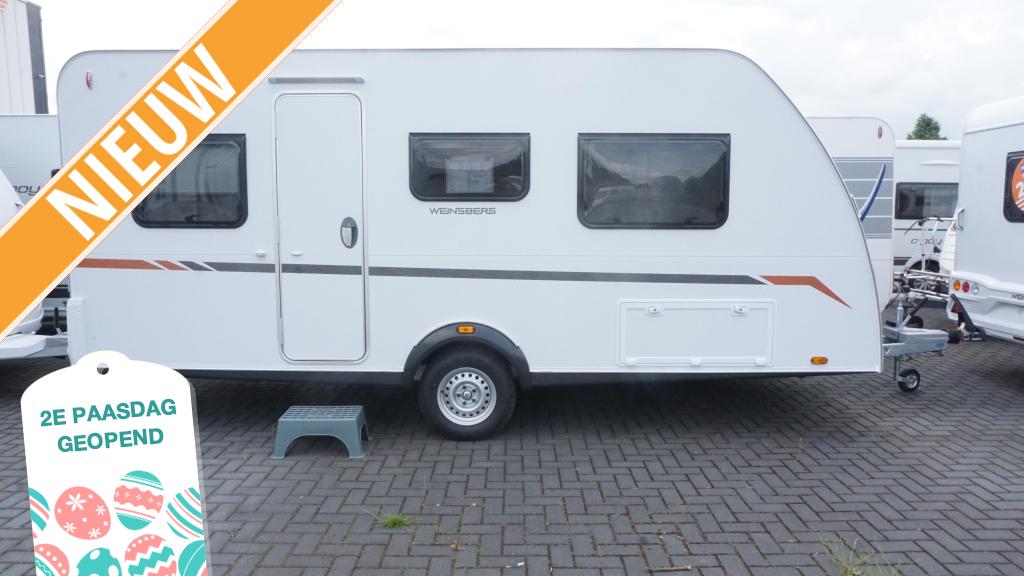 Weinsberg CaraCito 470 EU 1500kg/AIRCO/VLOERVERW., Caravans en Kamperen, Caravans, Overige merken, Schokbreker, Bedrijf, Treinzit