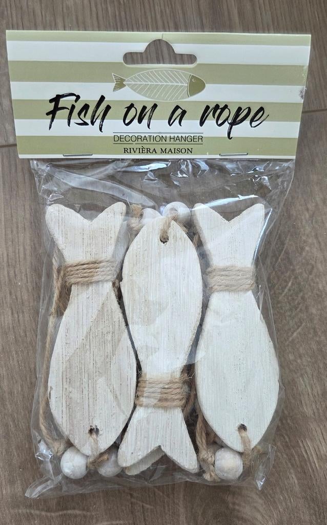 Riviera Maison Fish on a rope decoratie hangers, Ophalen of Verzenden