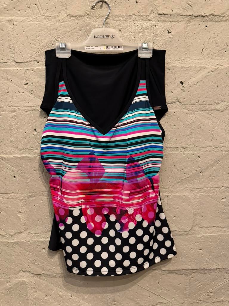 Sunmarin tankini 40B/ 80B NIEUW!! Nu €30, Kleding | Dames, Badmode en Zwemkleding, Ophalen of Verzenden, Nieuw, Zwart, Bikini