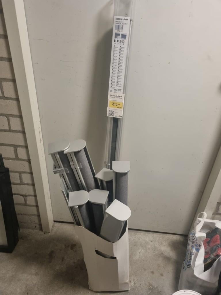 Acht grijze verduisterende rolgordijnen diverse maten, Huis en Inrichting, Stoffering | Gordijnen en Lamellen, Ophalen, Minder dan 50 cm