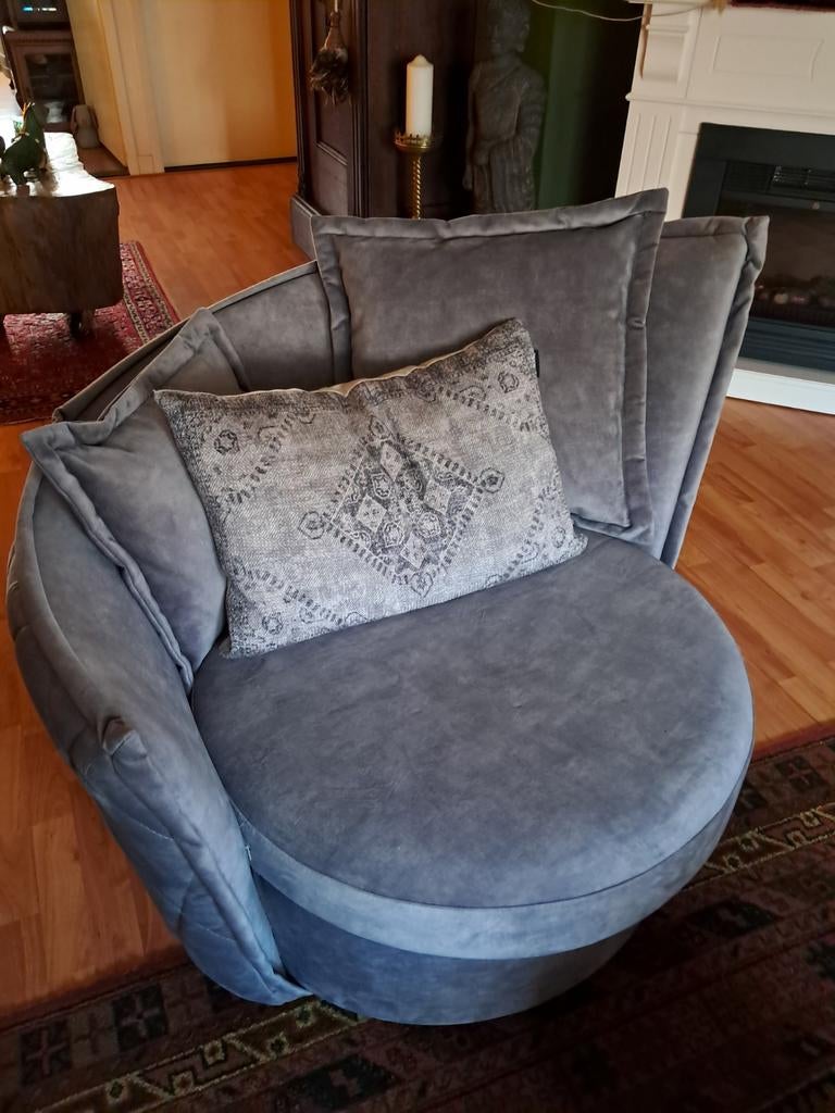 Loveseat grijs metallic, Ophalen