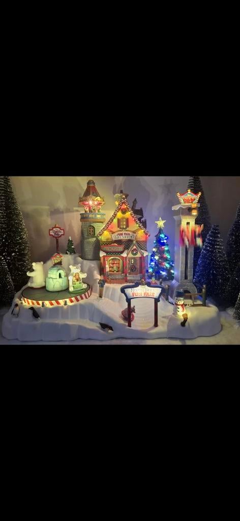 Lemax North Pole Fun Fair, Diversen, Kerst, Gebruikt, Ophalen of Verzenden