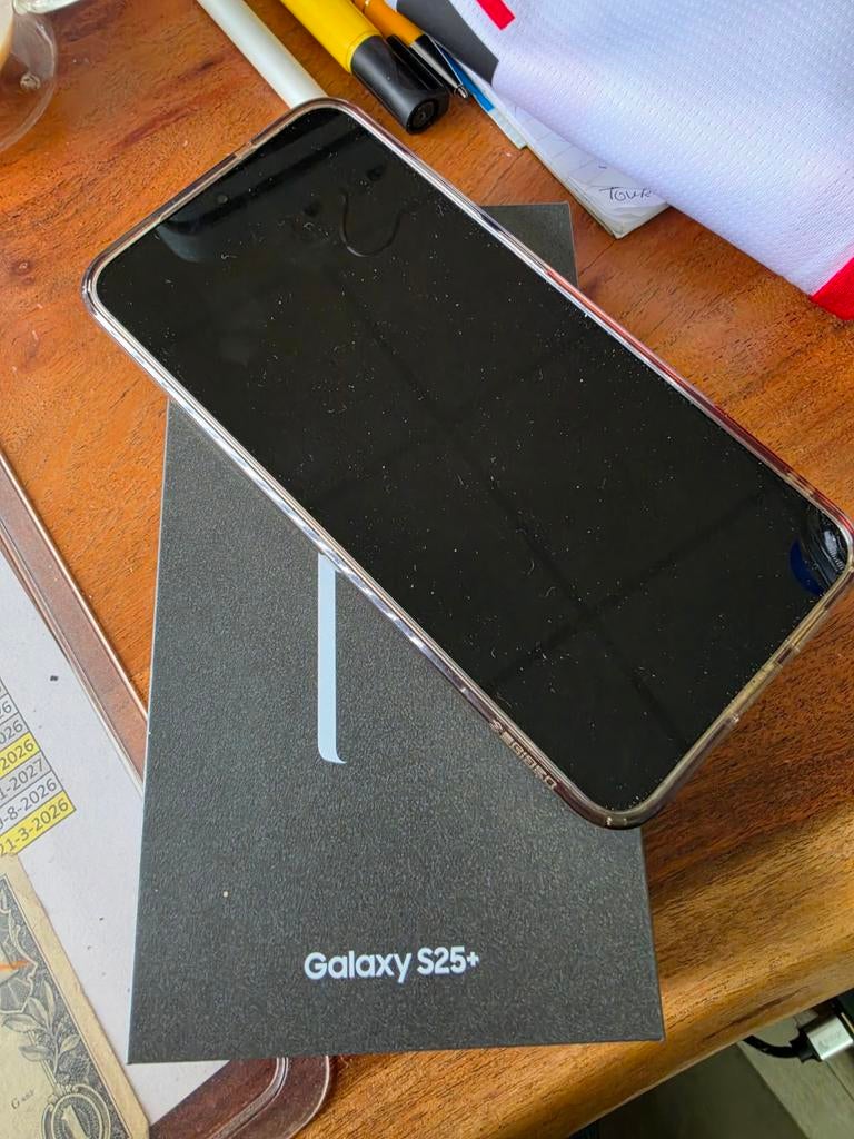 Samsung S25+ 512gb, Overige modellen, Zwart, Ophalen of Verzenden, Zo goed als nieuw