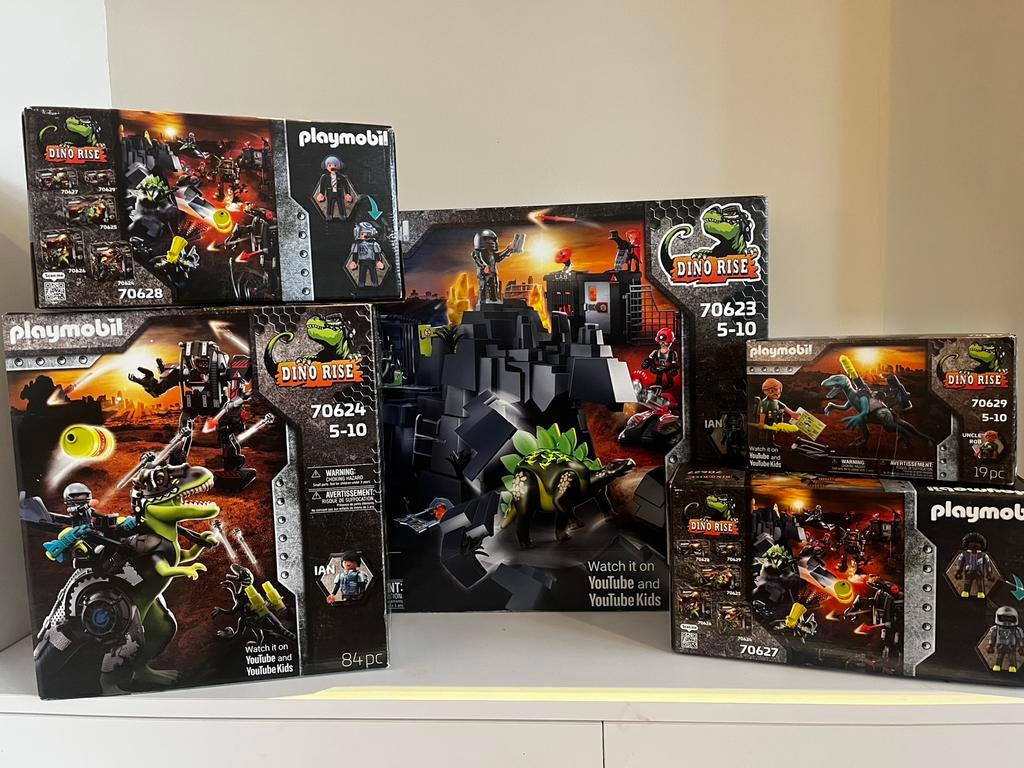 Playmobil Dino Rise sets compleet, Kinderen en Baby's, Speelgoed | Playmobil, Ophalen of Verzenden, Zo goed als nieuw, Complete set
