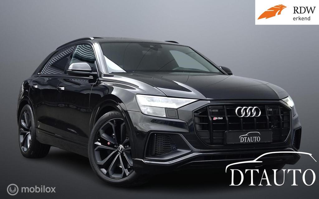 Audi SQ8 4.0 TDI V8 S-Line Grijs Kenteken Pano B&O Vol Optie, 435 pk, Gebruikt, Zwart, Leder