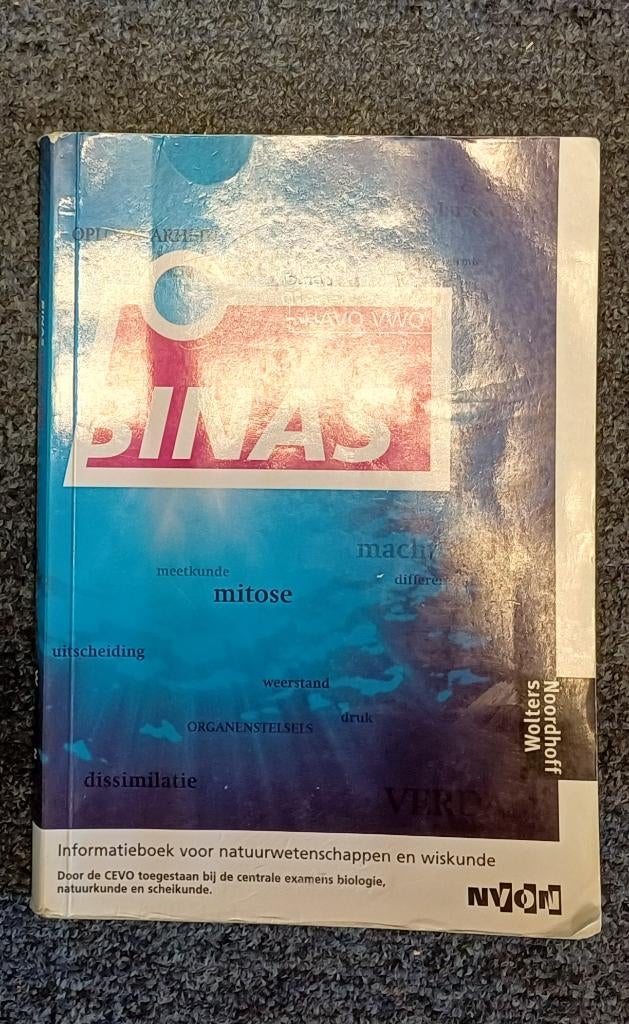 Binas, Boeken, VWO, Scheikunde, NVON, Ophalen