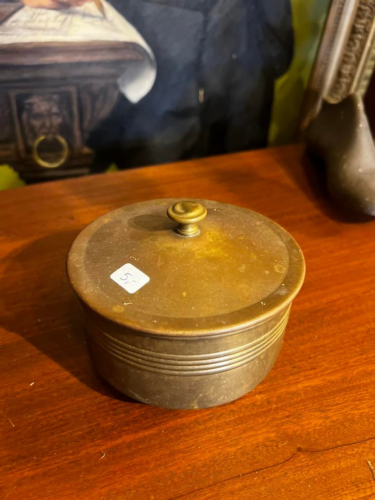 Messing tabakspotje, Antiek en Kunst, Antiek | Koper en Brons, Ophalen of Verzenden