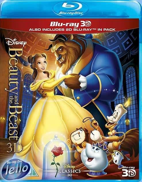 Blu-ray 3D: Disney's Beauty and the Beast (1991) KC UK nNLOG, Ophalen of Verzenden, Nieuw in verpakking, Tekenfilms en Animatie